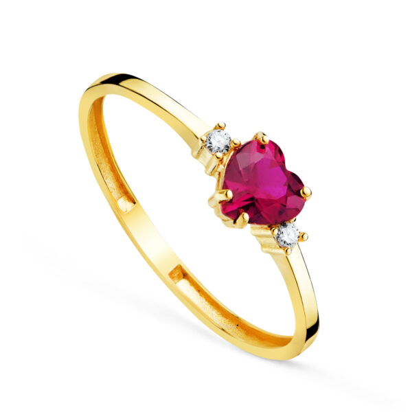 Sortijas Piedra Oro Amarillo 18K